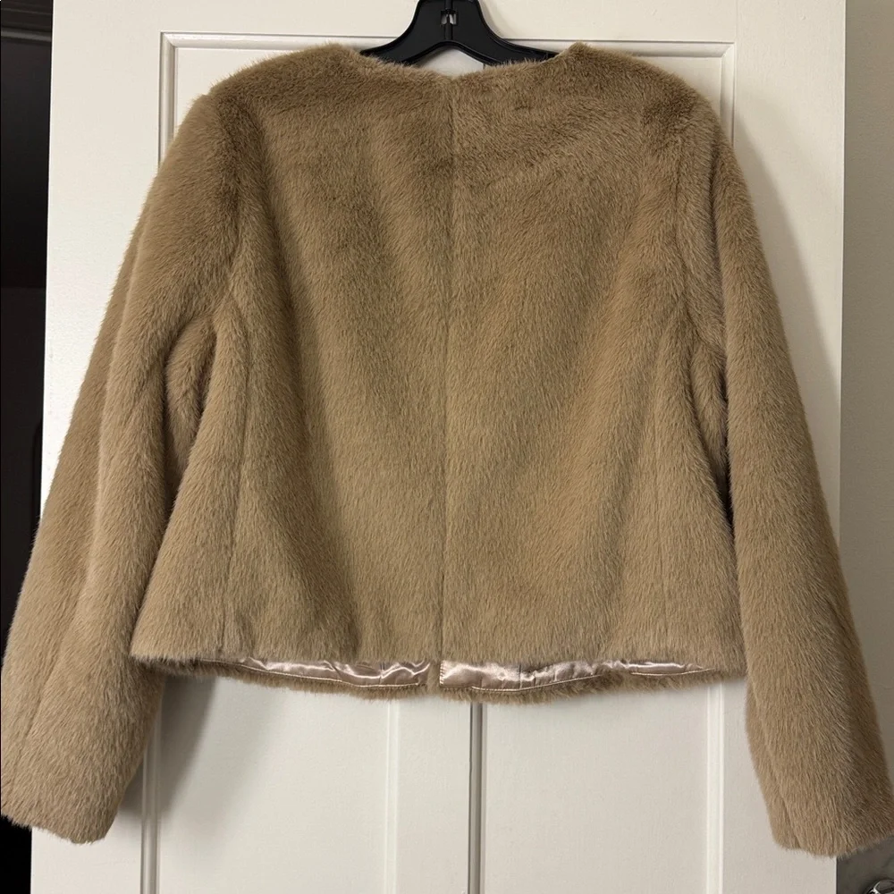 J.Crew Faux-fur lady jacket CP691